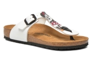 Bambino - Birkenstock Gizeh Birko Flor (Bianco) - Infradito (253920)