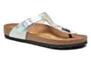 Donna - Birkenstock Gizeh Flor W (Argento) - Infradito (217982)
