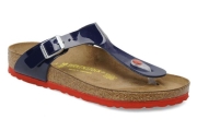 Donna - Birkenstock Gizeh Flor W (Azzurro) - Infradito (161372)